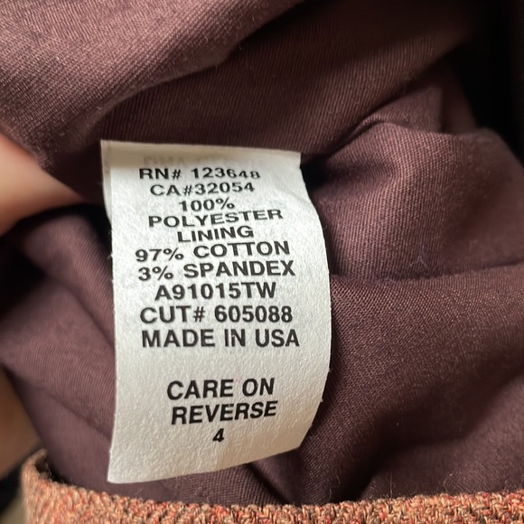 NWT Anthropologie Rust-Brown Tweed Strapless Corset Dress - Size 4 - Picture 10 of 11